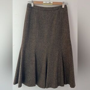 Eddie Bauer brown wool women’s skirt